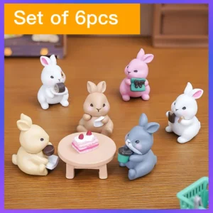 Miniatures Cute Ornament Model Home Car Decoration Figurines Crafts Toys Resin Mini Landscape Home Accessories Supplies Gifts