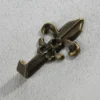Antique small hooks European furniture decorative hooks zinc alloy small clothes hooks behind the cabinet door