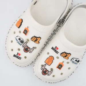 kf-Sd3db78aaff0e4dffa528c0debedf4a27z 1Piece Shoe Decoration Charms Orange Clothes Bus Ornament Antler Head Pvc Bottle Shoe Accessories Buckles Halloween Holiday Gift