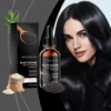 West Month Hair Growth Serum Black Rice Rosemary for Hair Loss Treatment Bald Head Hair Regrowth Black Sesame Seeds Essence 30ml
