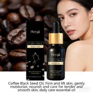 Coffee Black Seed Oil for Face Repair Anti Dryness Nourishing Moisturizing Skin Lifting Firming Improve Sagging Hydrating Care
