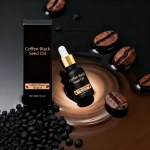 Coffee Black Seed Oil Deep Hydration Face Rejuvenation Soft Smooth Skin Barrier Repair Improve Dryness Anti-Wrinkle Facial Oil